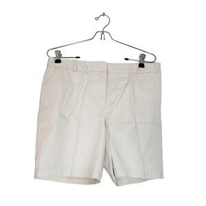 Talbots Women's 7" Twill Shorts in Plaster - Sz 6 - NWT